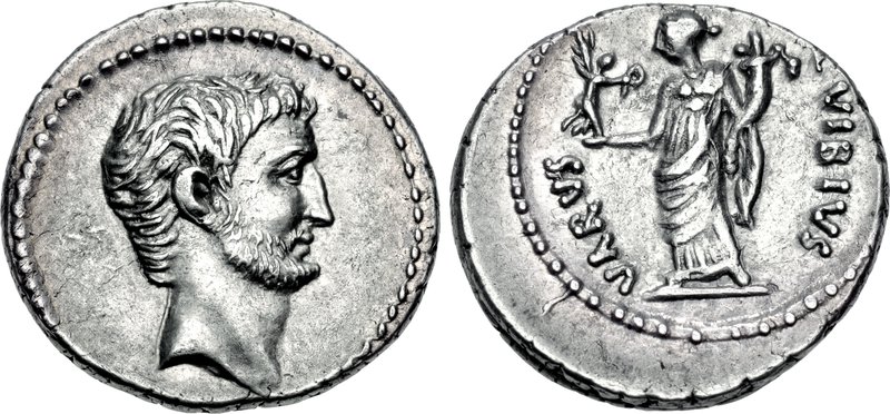 Marc Antony Denarius Vibius Varus CNG.jpg