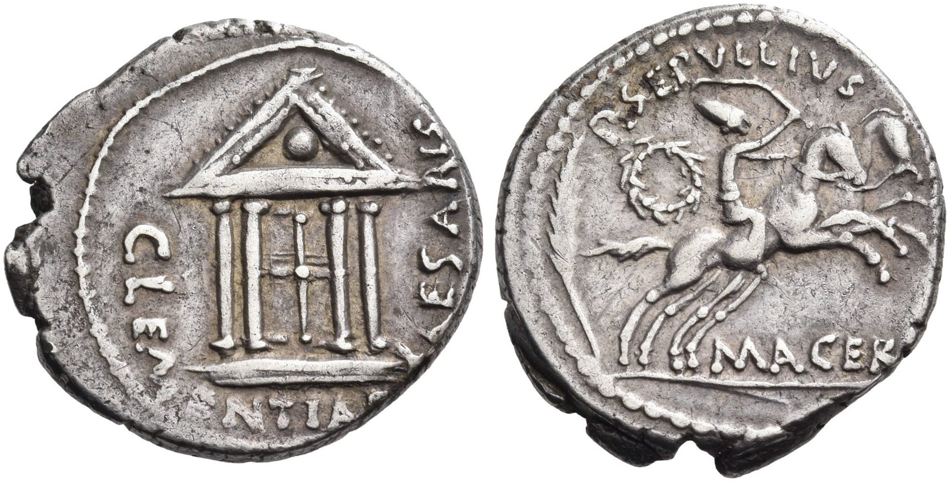Marc Antony & P Sepullius Macer 480-21 Nomos 2017.jpg