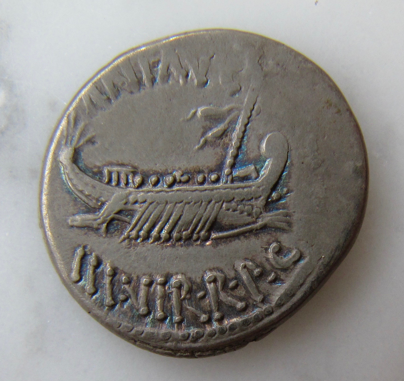 Marcus Antonius Legionary Denarius LEG VI-Rev - 1.jpg