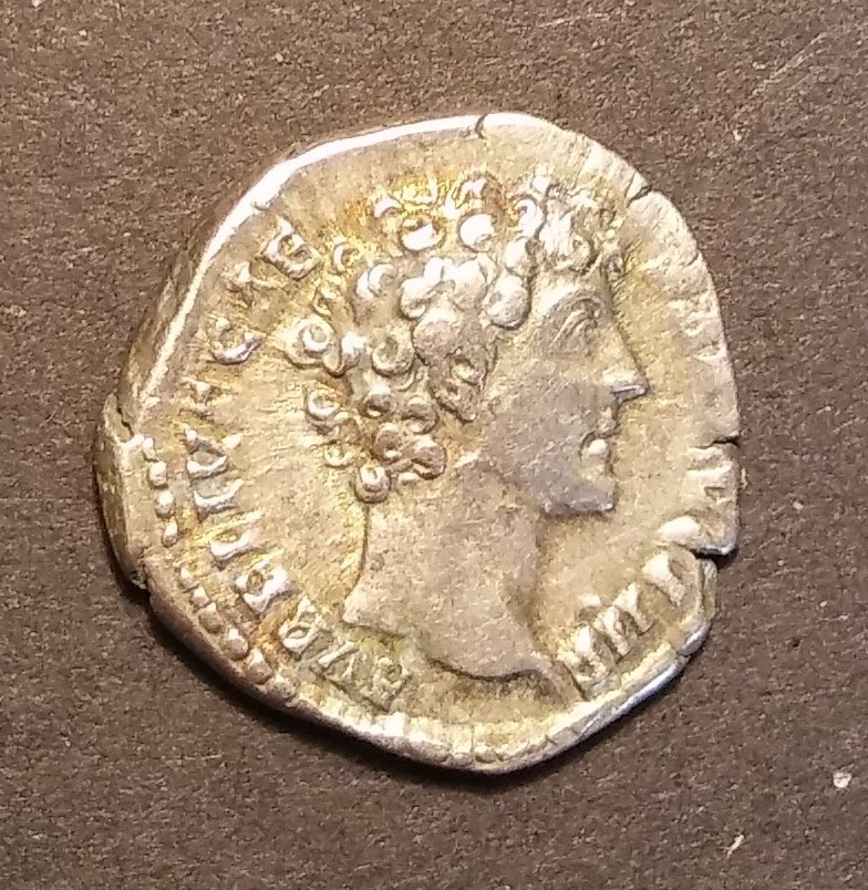 Marcus Aurelius Caesar DML coin Obv. RIC 429(a), RSC 110, beardless.jpg