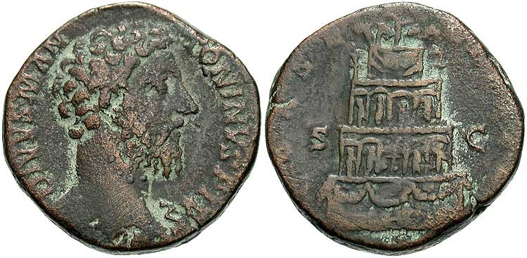Marcus Aurelius CONSECRATIO sestertius WmR.jpg