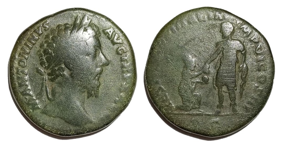 Marcus Aurelius RESTITVTOR ITALIAE sestertius.jpg