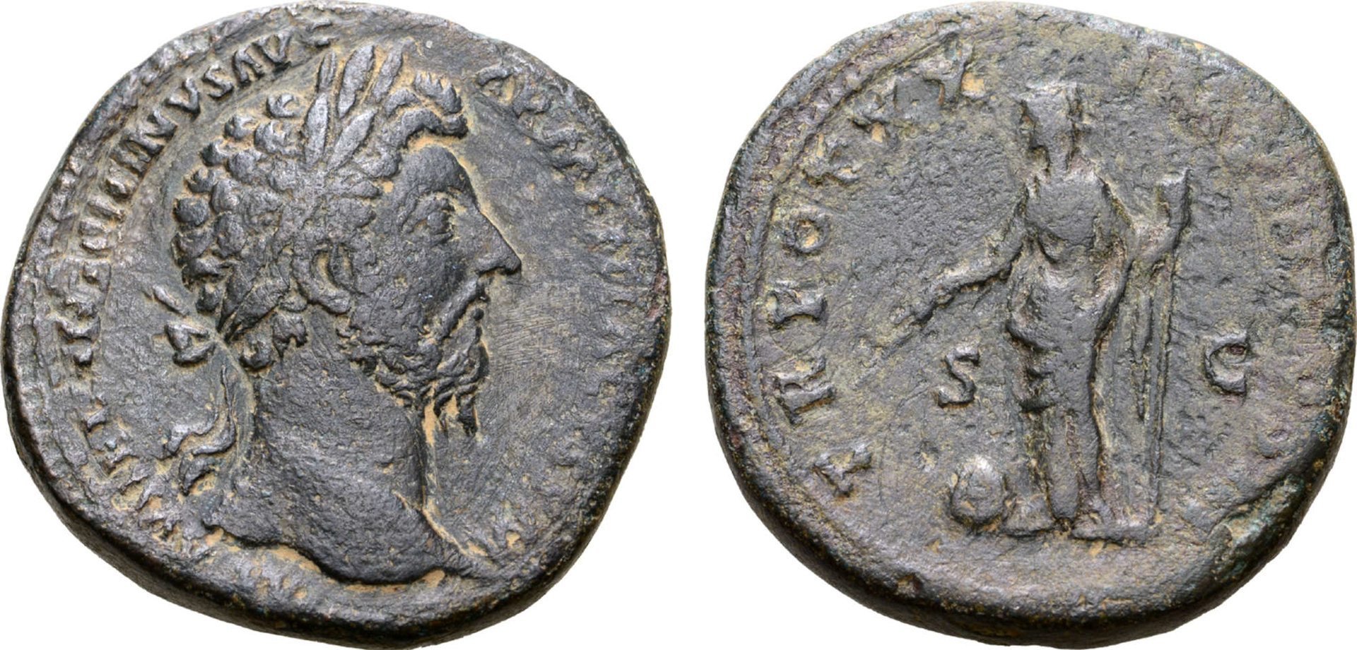 Marcus Aurelius Sestertius, 29.79 grams, Roma E-Sale 65 purchase.jpg