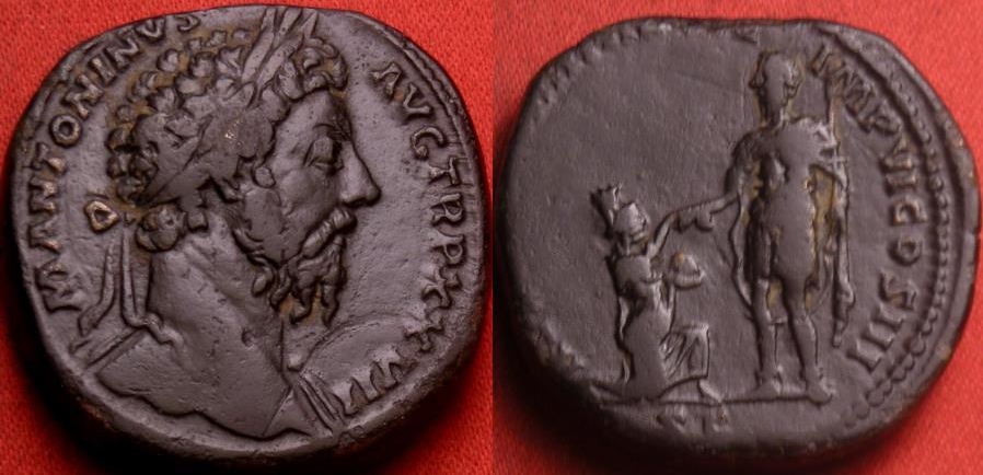 Marcus Aurelius sestertius jpg version (Marcus Aurelius & Italia on reverse).jpg