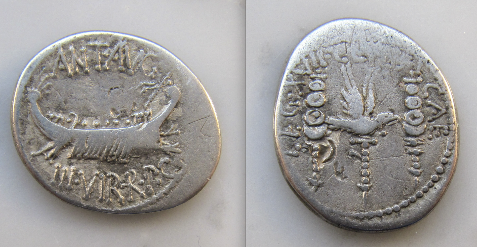 Mark Anthony Marcus Antonius Legionary denarius CLASSICAE - OBV:REV - GP - 2018 - 2023.png