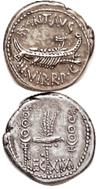 Mark Antony Legionary Denarius Leg. XIX.jpg