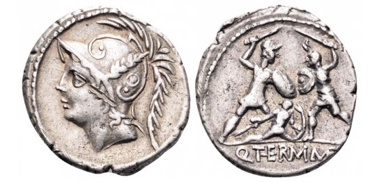Mars and fighting soldiers denarius.jpg