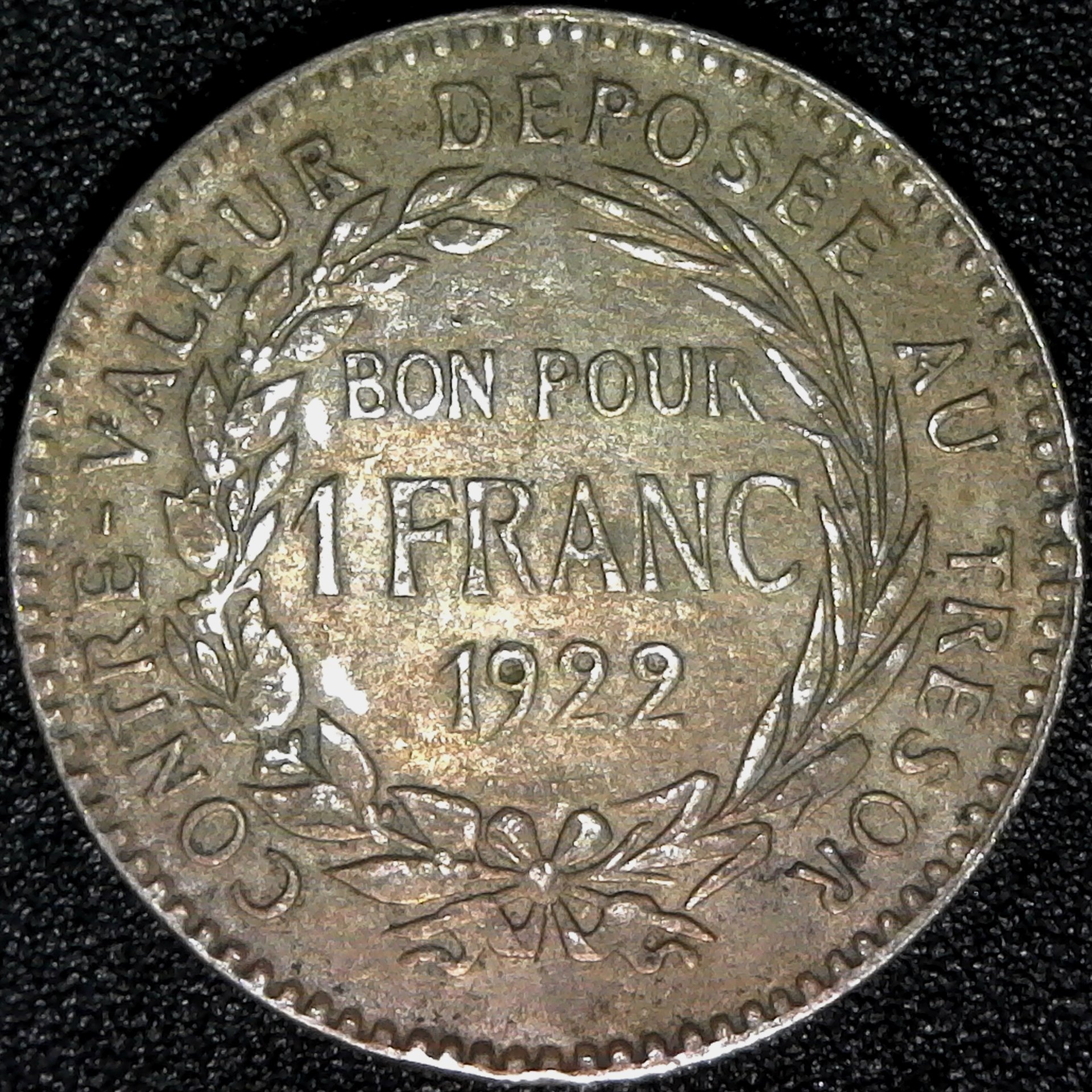 Martinique 1 Franc 1922 rev.jpg