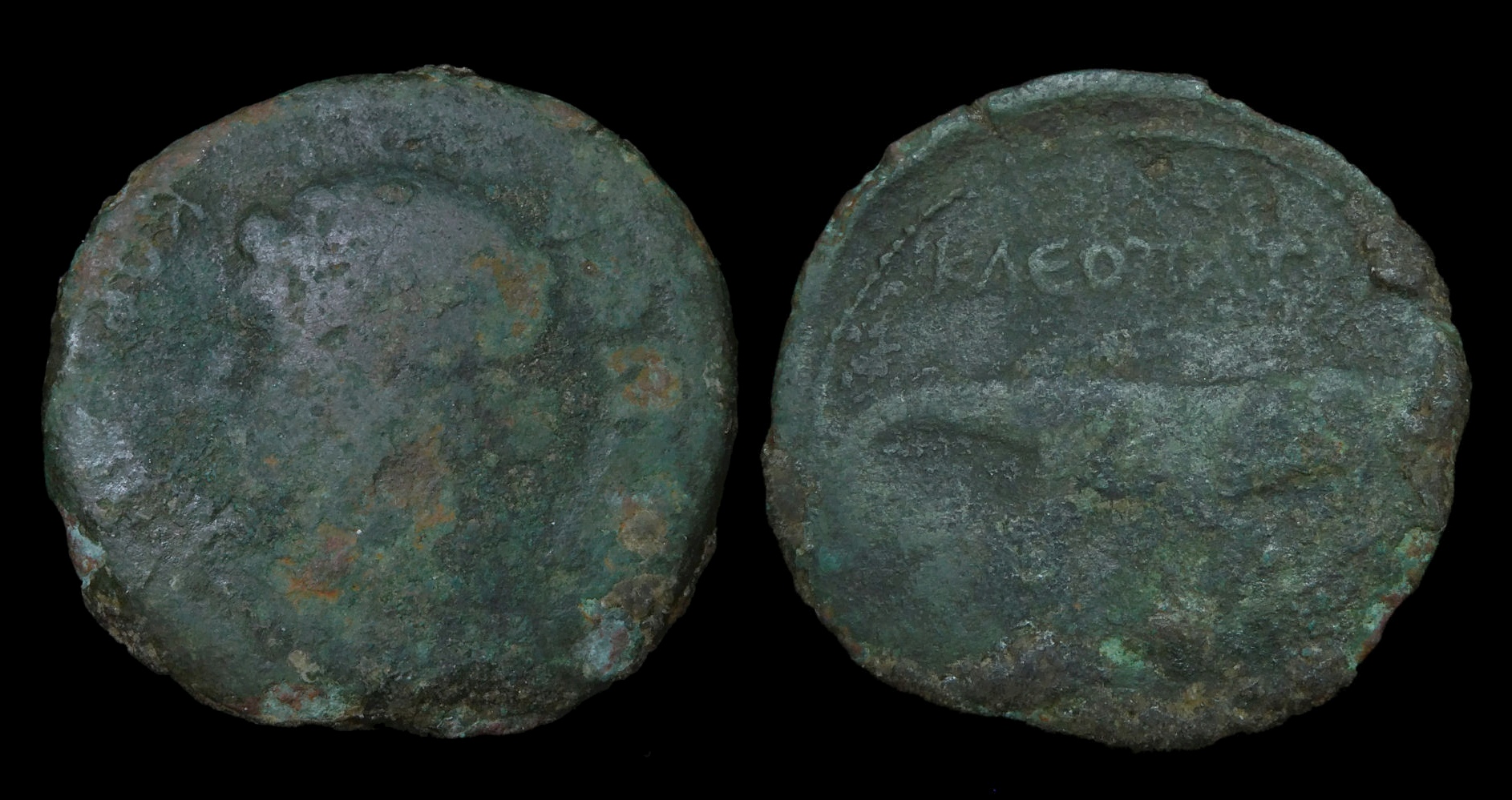 MAURETANIA Cleopatra Selene - AE30 Crocodile 4169.JPG