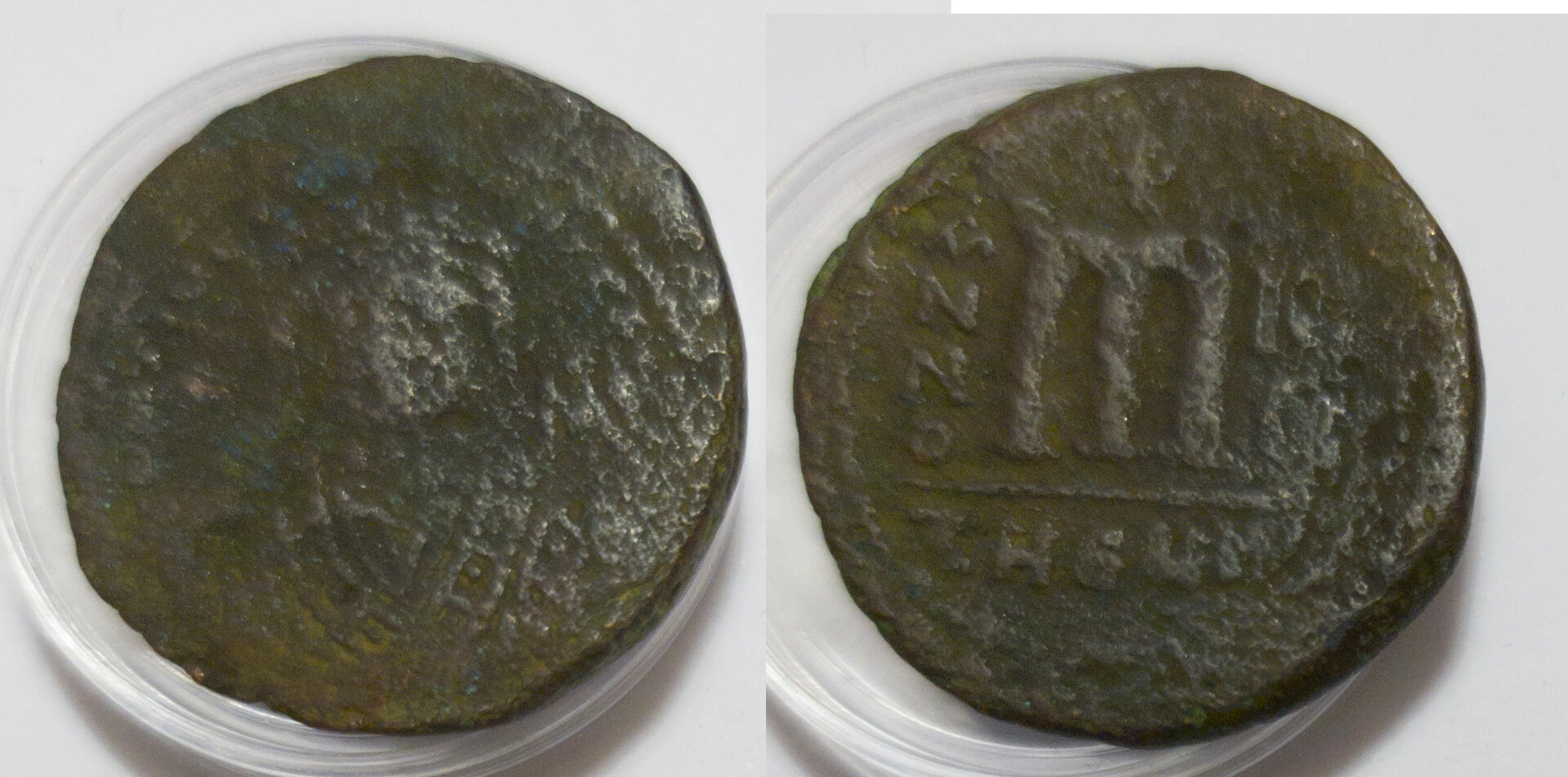 Maurice Tiberius (582-602) - AE 40 nummia - Antioch - S 533 (10.39g.) unc yr small m.jpg