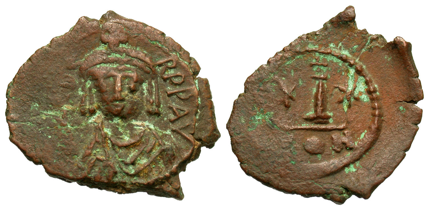 Maurice Tiberius - Decanummium Constantinople SB 498A - auct pic.jpg