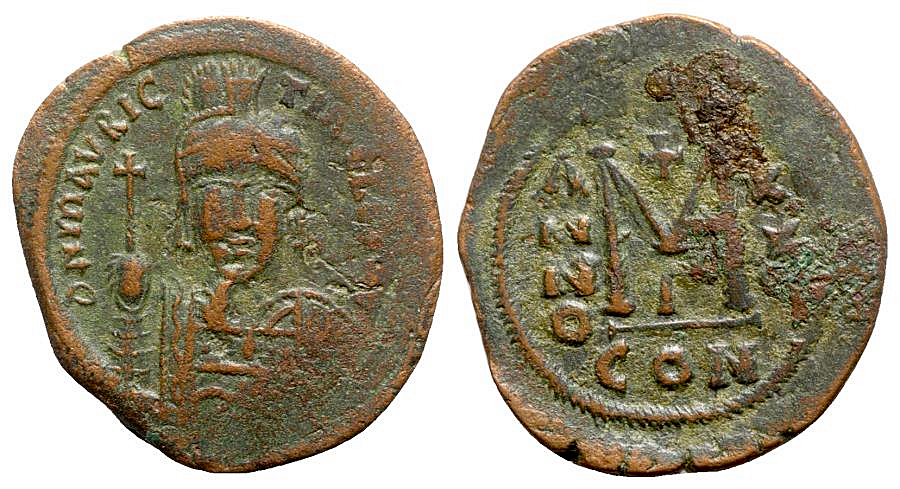 Maurice Tiberius follis Constantinople possibly year 21 12.45g 5-2-22.jpg