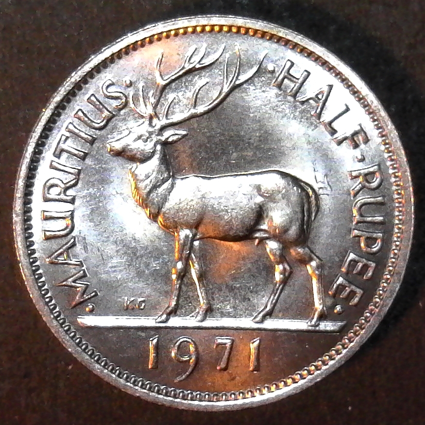 Mauritius Half Rupee 1971 obverse.jpg