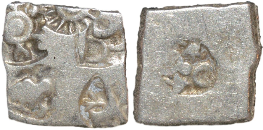 MAURYA Series VIb Silver punchmarked karshapana #1.jpeg