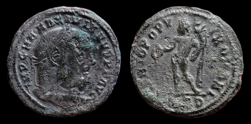 Maximianus, Follis, GENIO POPVLI ROMANI, SM dot SD dot.png