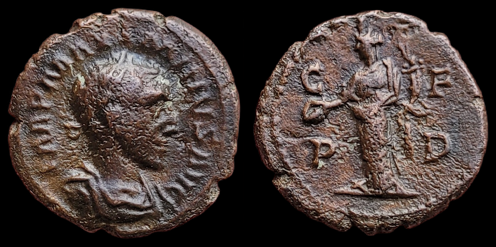 Maximianus Thrax, AE18, Deultum Thrace, Homonoia CFPD.png