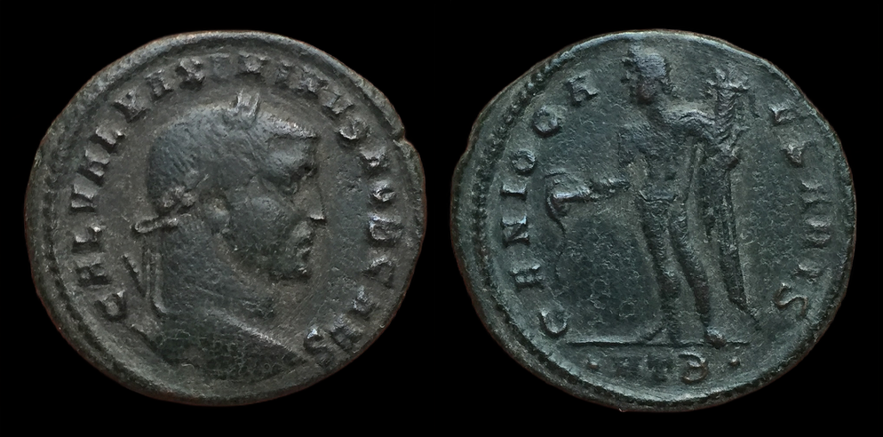Maximinus II, AE Follis, GENIO CAESARIS, -HTB-.png