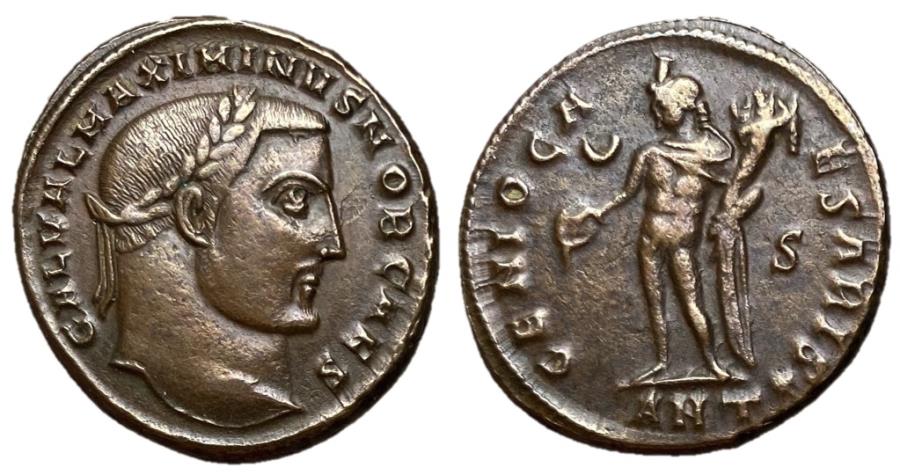 Maximinus II Caesare, Follis of Antioch.jpg