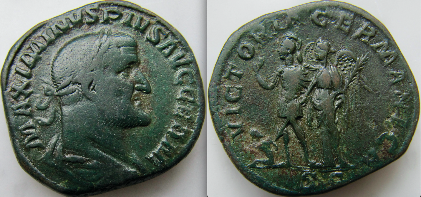 Maximinus Thrax Sestertius - VICTORY - OBV:REV - GP.png