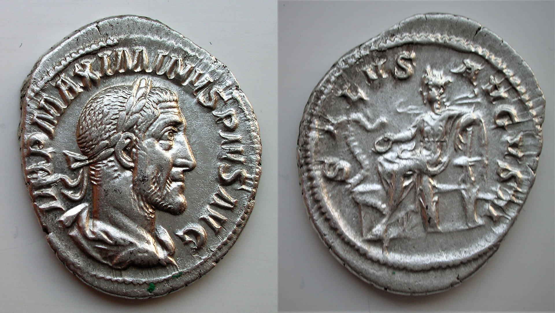 Maximinus I Denarius, Polished or Not ? | Coin Talk