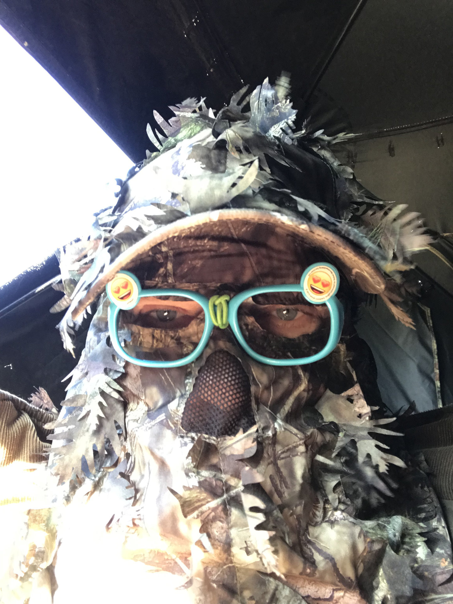 Me Turkey Hunting with Gabrielle's glasses.jpg