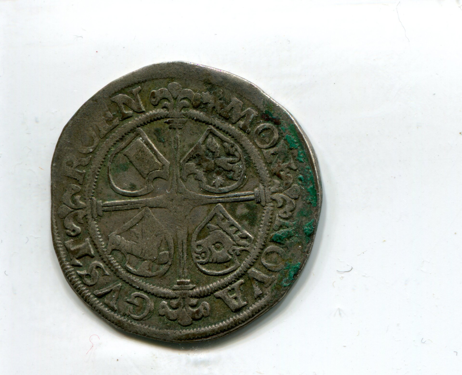 Mecklenburg Albrecht VII Groschen 1528 rev 222.jpg