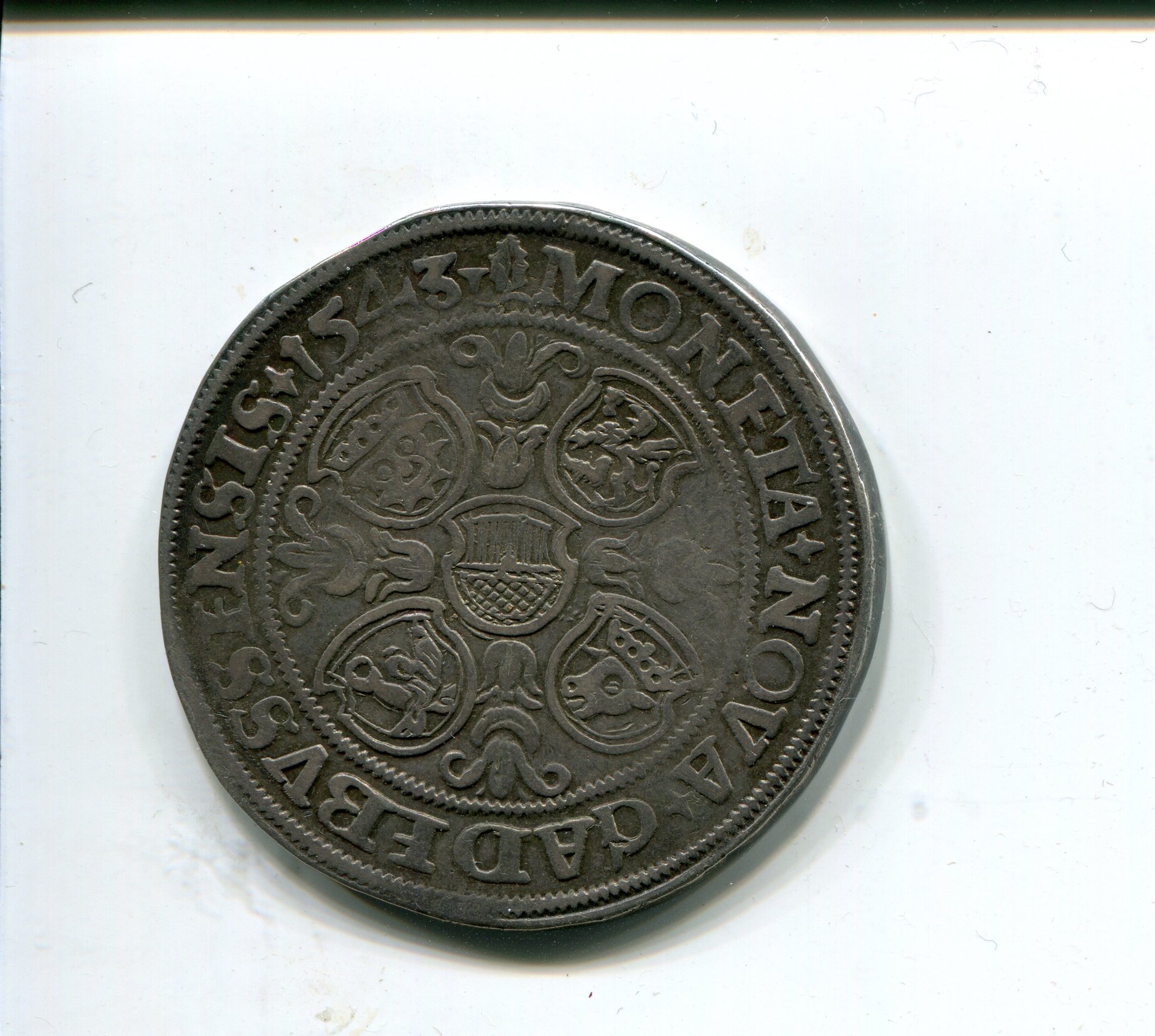 Mecklenburg Albrecht VII Taler 1543 LD rev 709.jpg