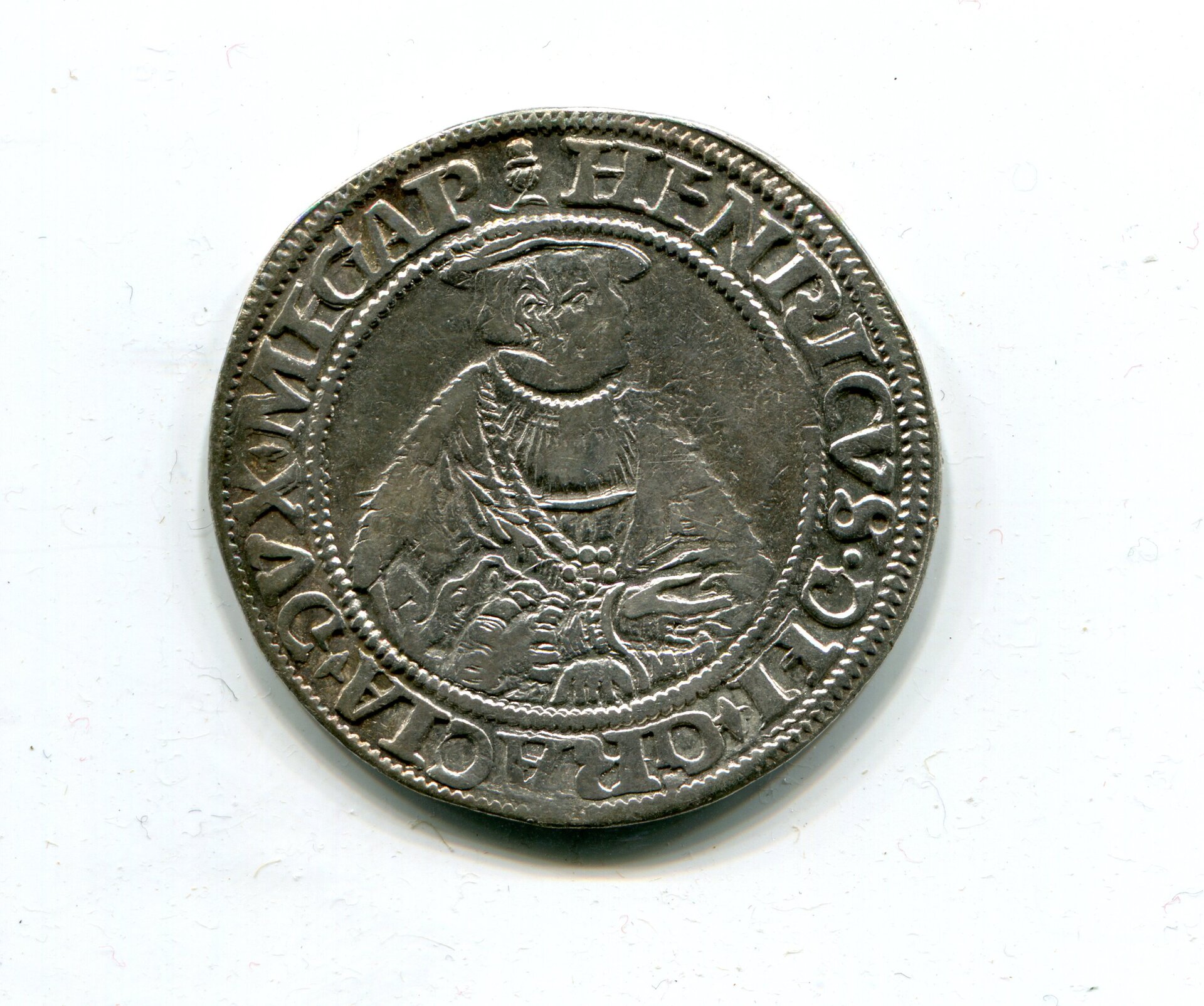 Mecklenburg Heinrich V Half Taler 1540 obv 148.jpg