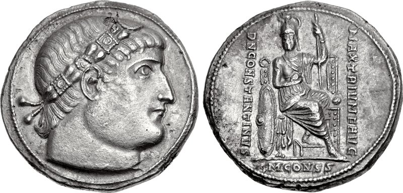 Medallion,_Constantine_I,_Dedication_of_Constantinople,_307-337_AD, Jan. 2013.jpg