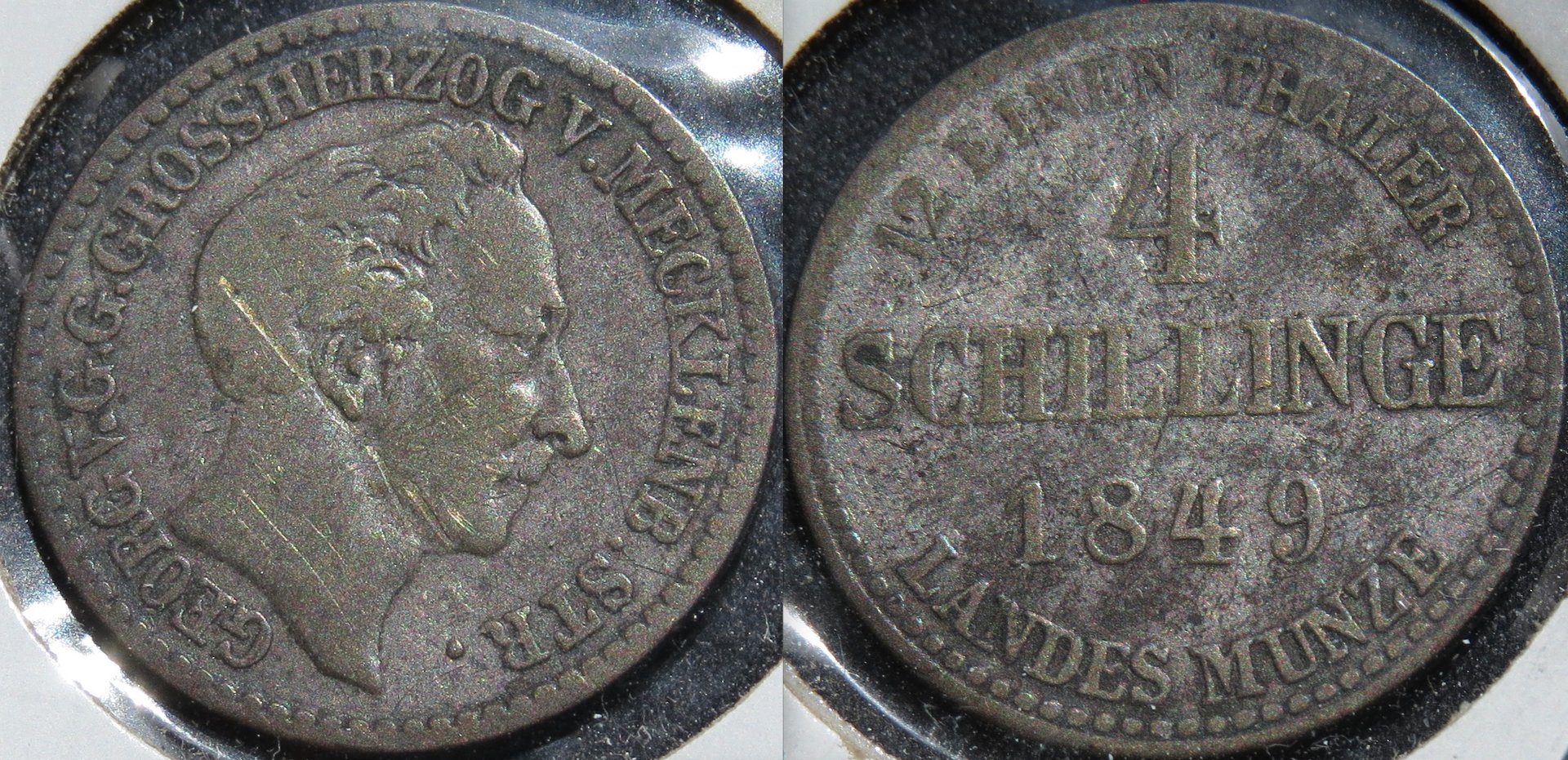 Meklenburg-Strelitz 1849 4 Schillinge Georg 0.375 billon.jpeg