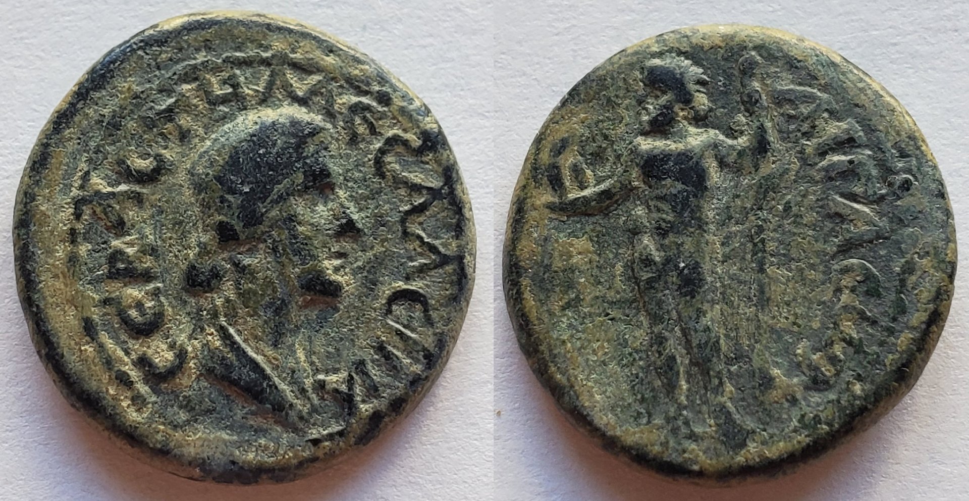Messalina wife of Claudius AE Aiolis zeus.jpg