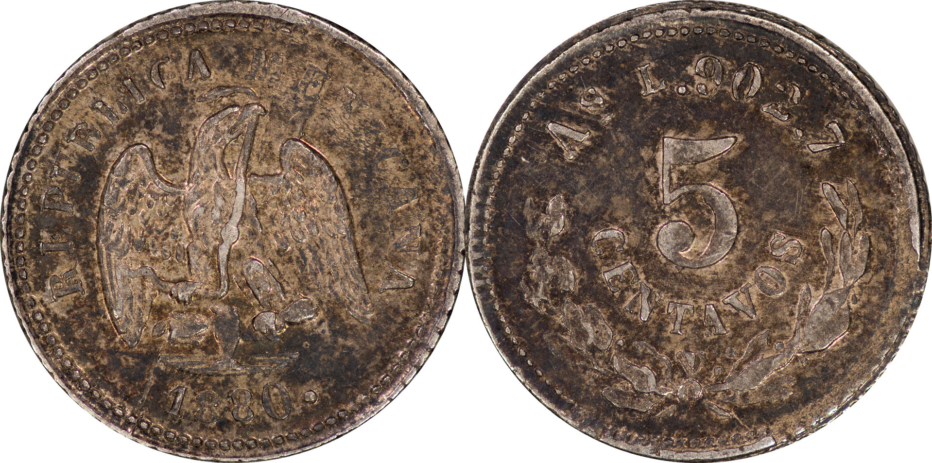 Mexico - 1880 5 Centavos.jpg