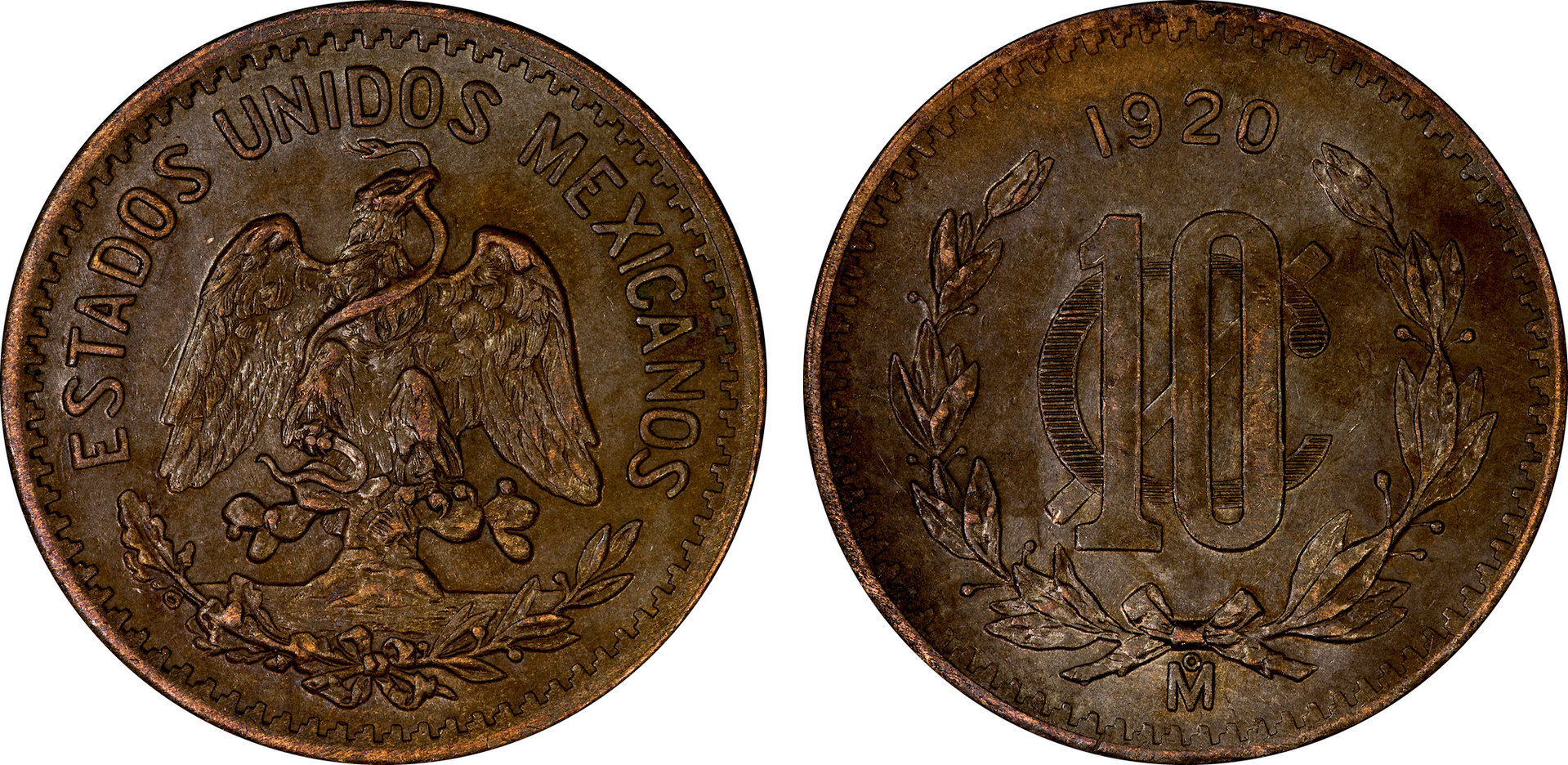 Mexico - 1920 10 Centavos.jpg