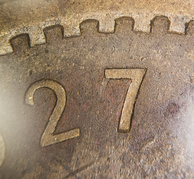Mexico - 1927 1 Centavo 2 - Date.jpg