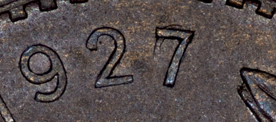 Mexico - 1927 1 Centavo - Date.jpg