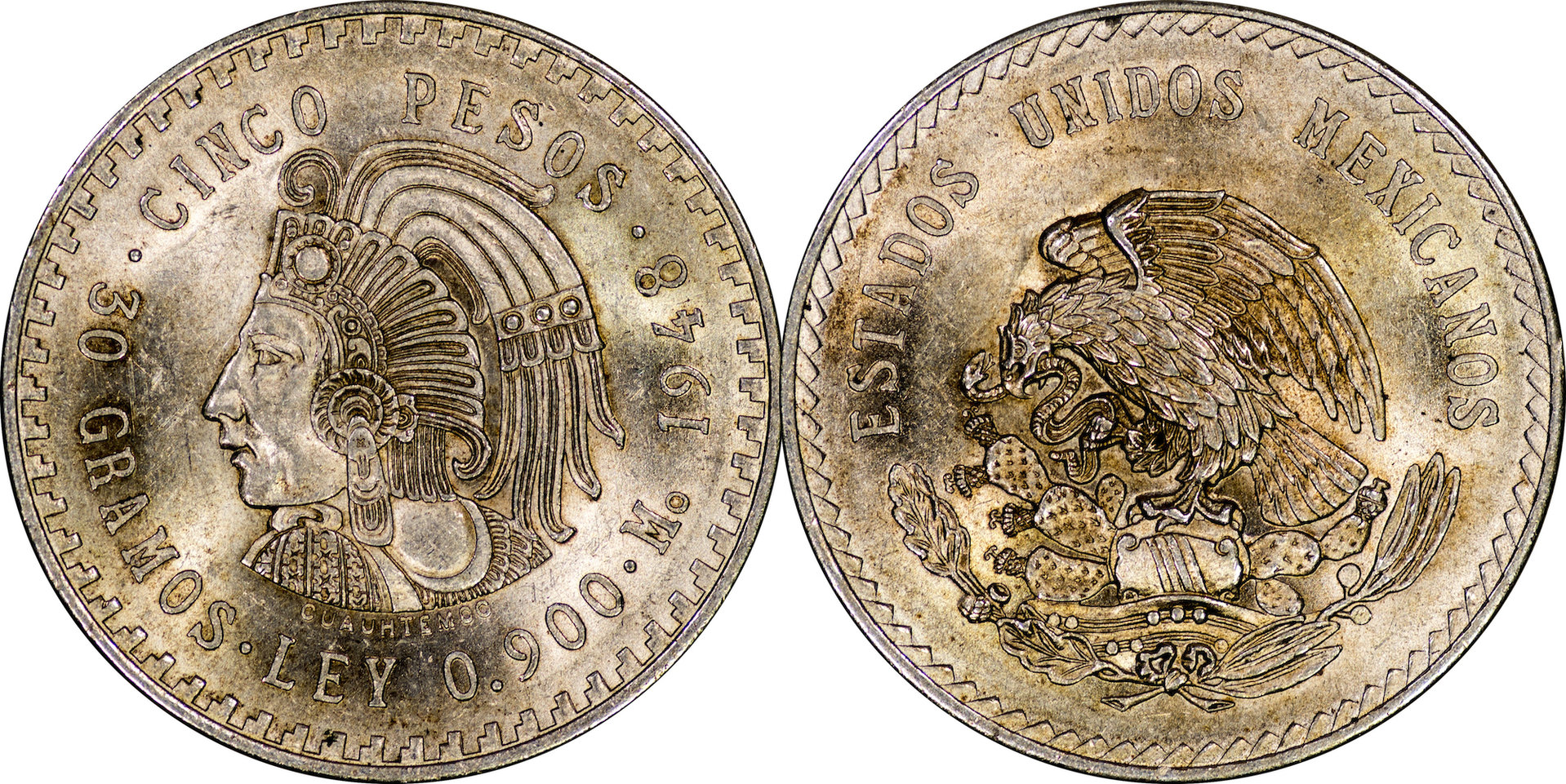 Mexico - 1948 5 Pesos 2.jpg