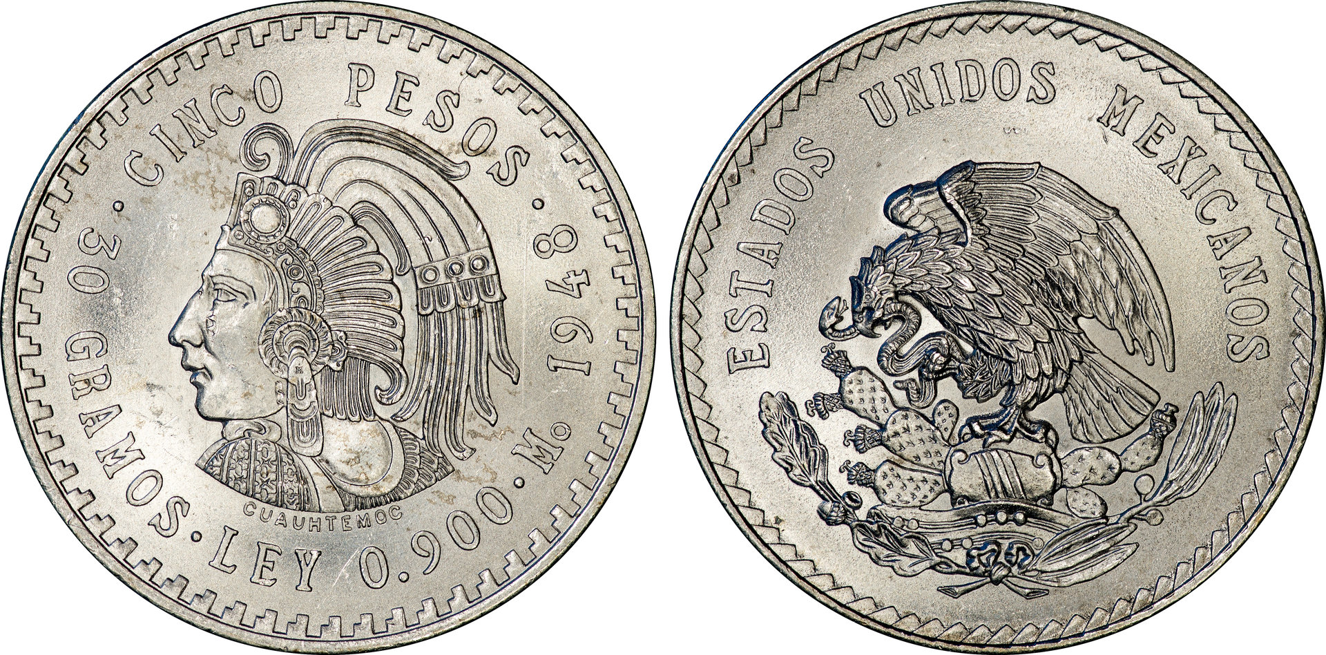 Mexico - 1948 5 Pesos (2000).jpg