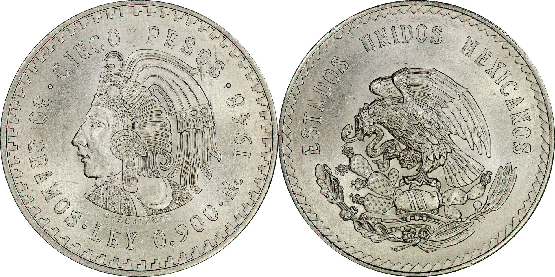 Mexico - 1948 5 Pesos 9.jpg