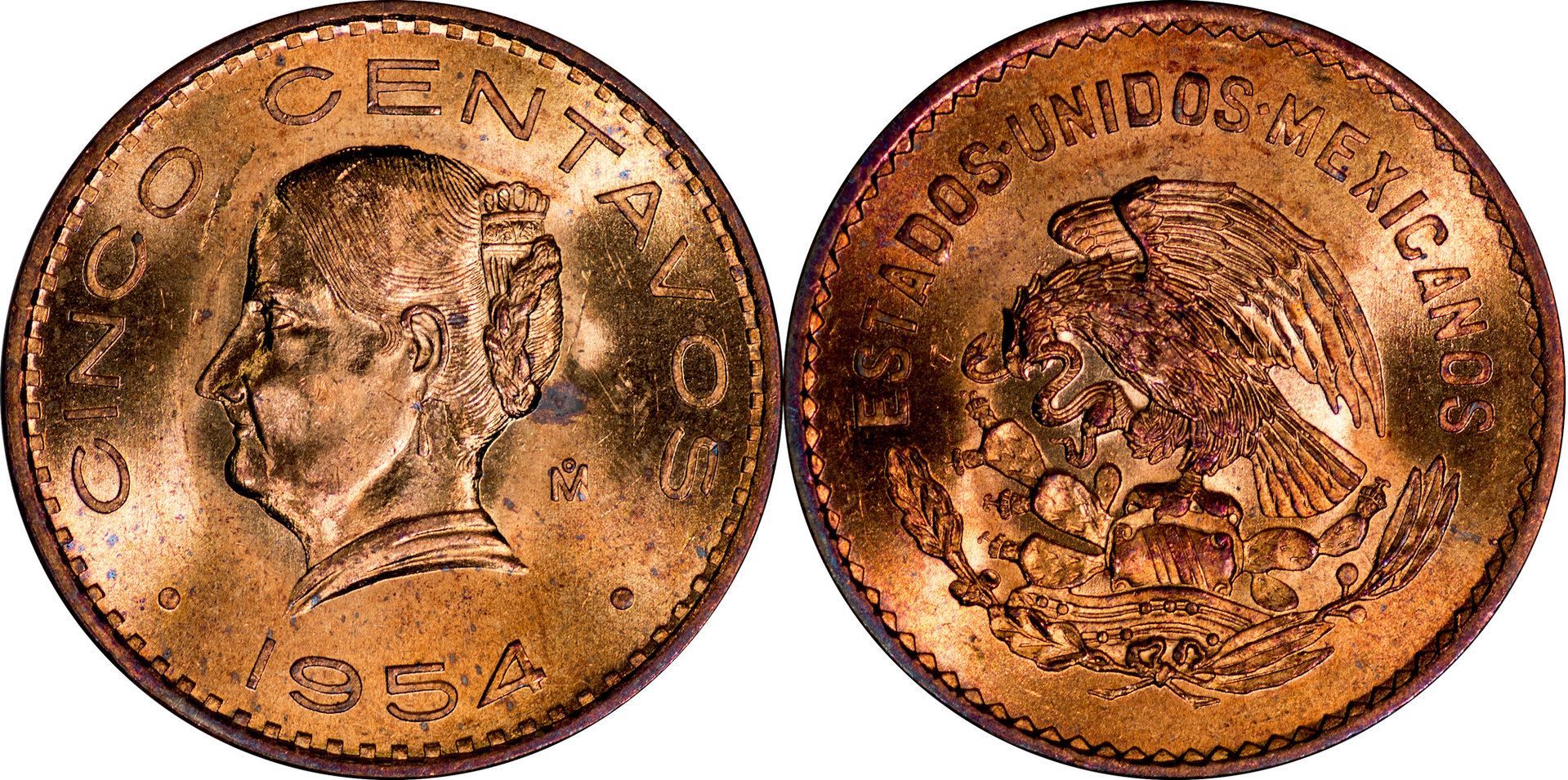 Mexico - 1954 5 Centavos.jpg