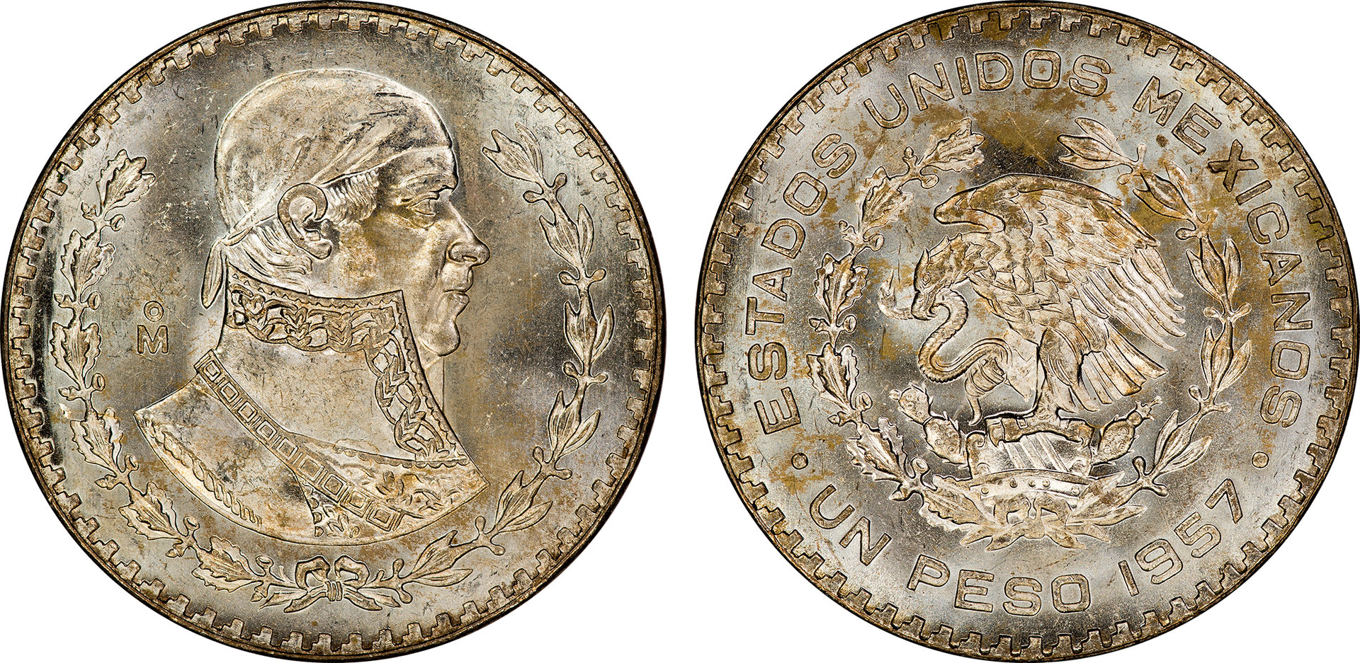 Mexico - 1957 1 Peso.jpg