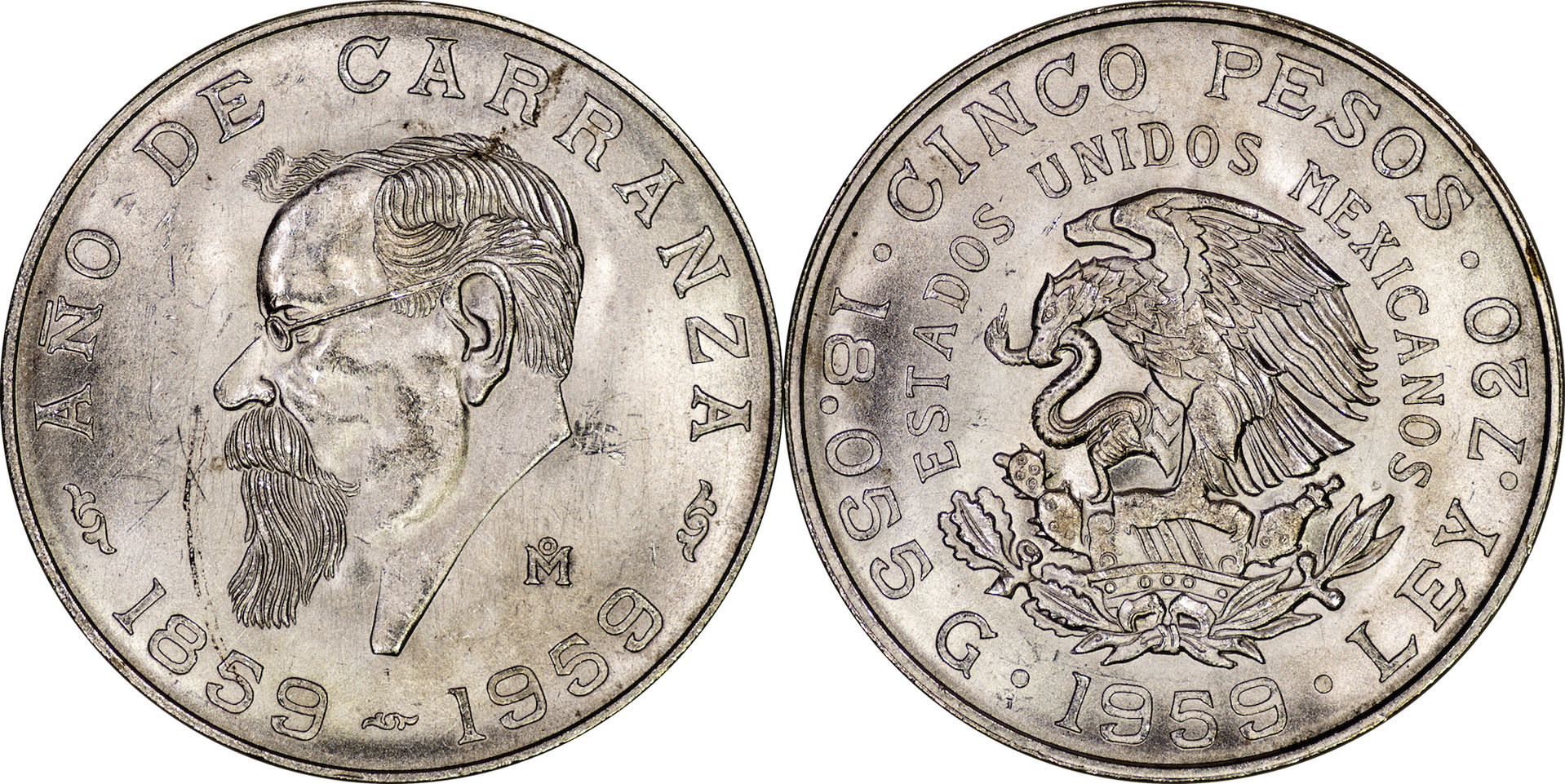 Mexico - 1959 5 Pesos.jpg