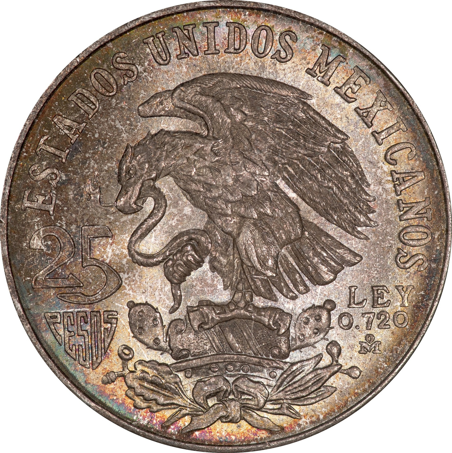 Mexico - 1968 25 Pesos - Reverse.jpg
