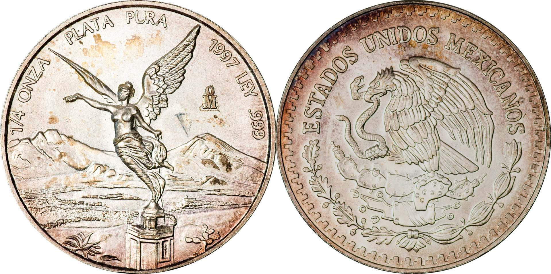 Mexico - 1997 Quarter Ounce Silver Onza.jpg