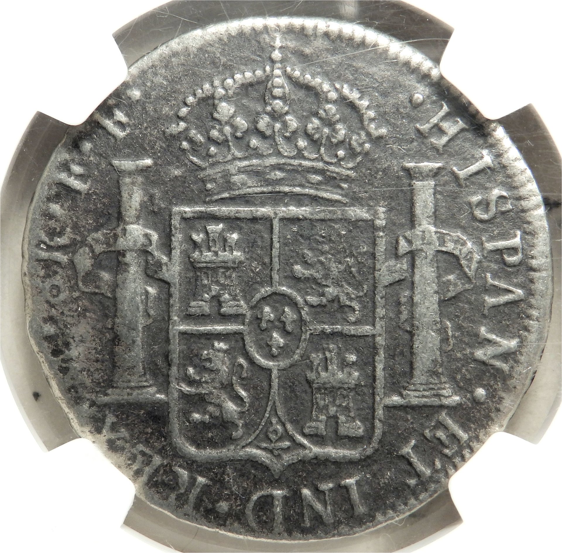Mexico 8 reales 1783 El Cazador salvage rev 2 .jpg