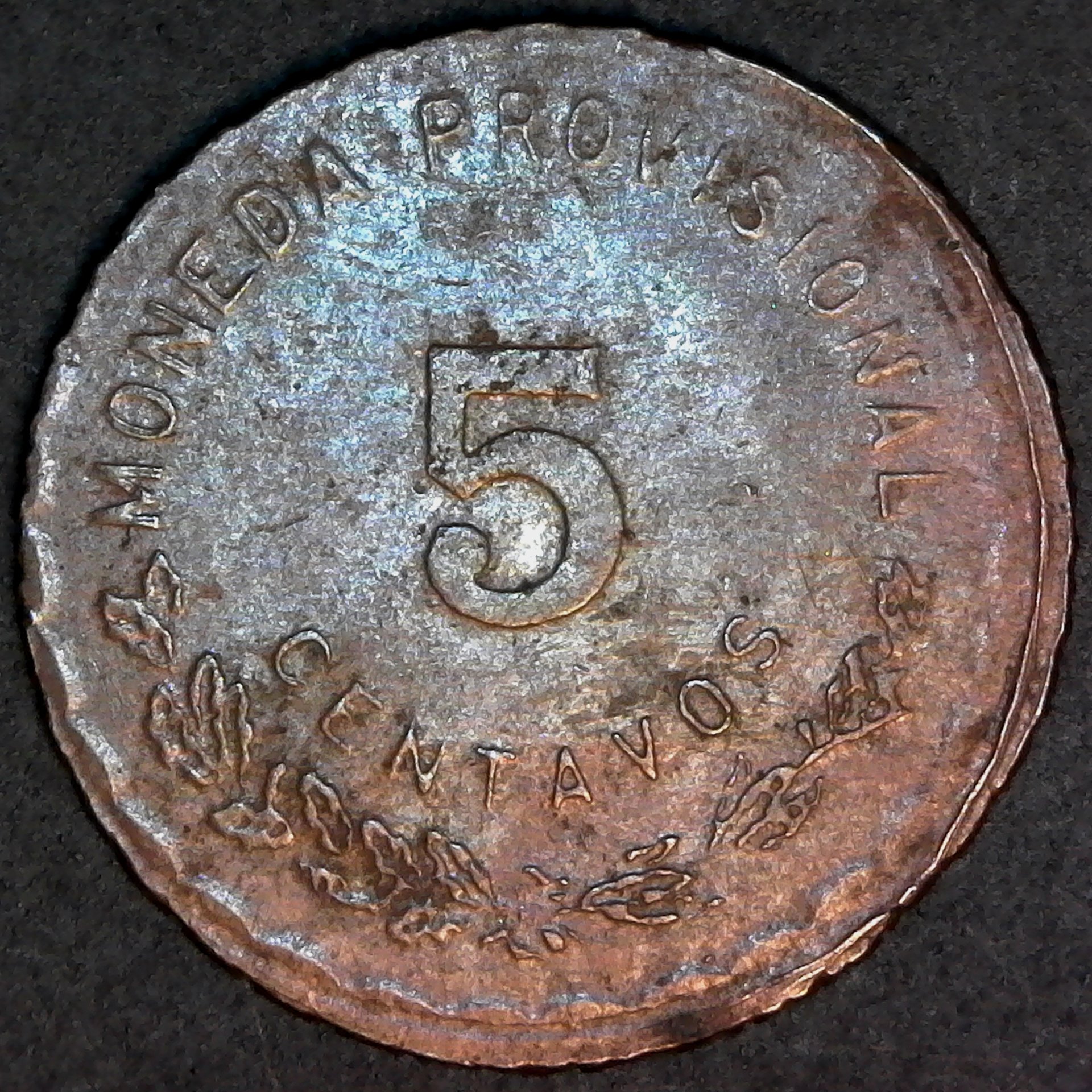 Mexico Oaxaca 5 Centavos 1915 rev.jpg