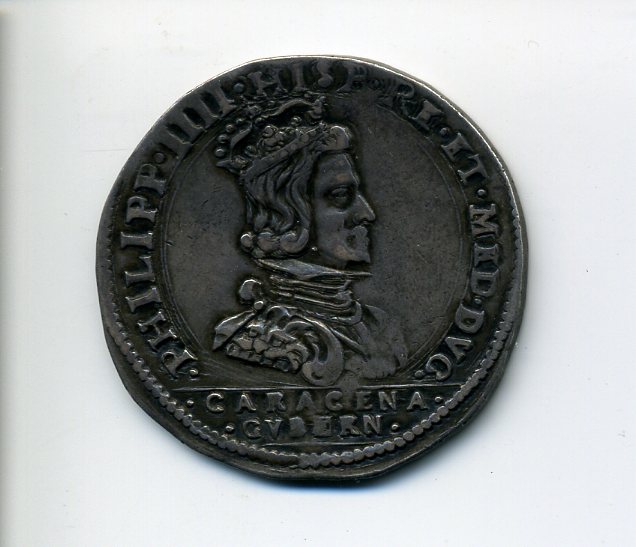 Milan Phil IV & Maria Anna Half Filippo 1649 obv 502.jpg