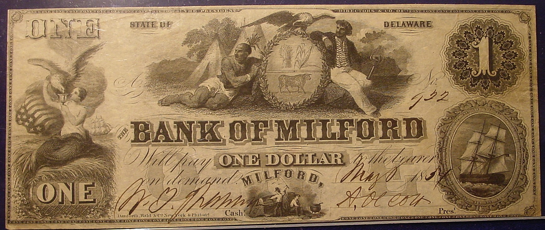Milford 1 dol Note.jpg