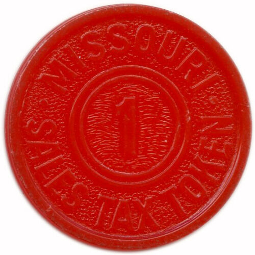 Missouri red plastic tax token.jpg
