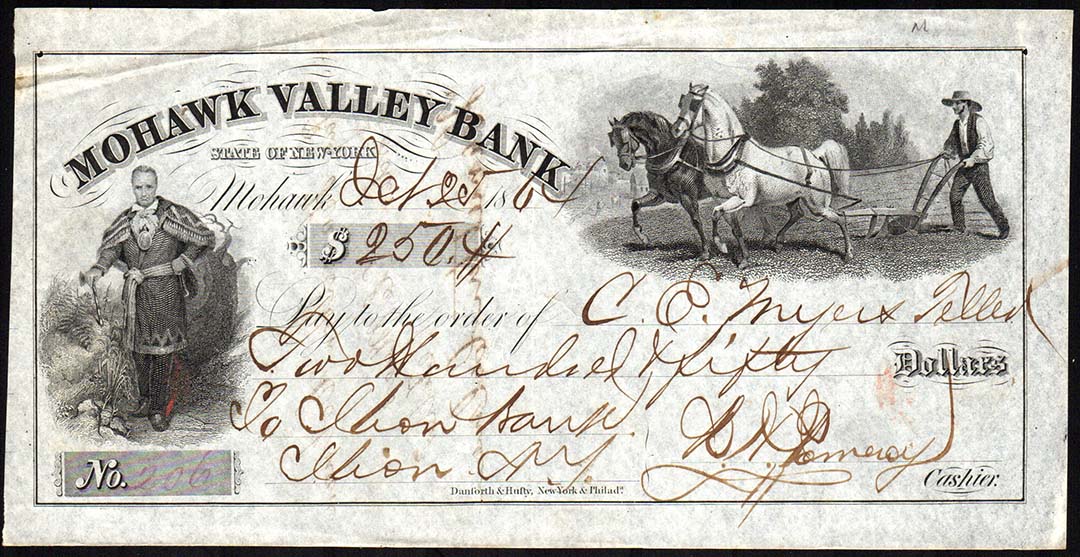 Mohawk Valley Bank 1864 check.jpg