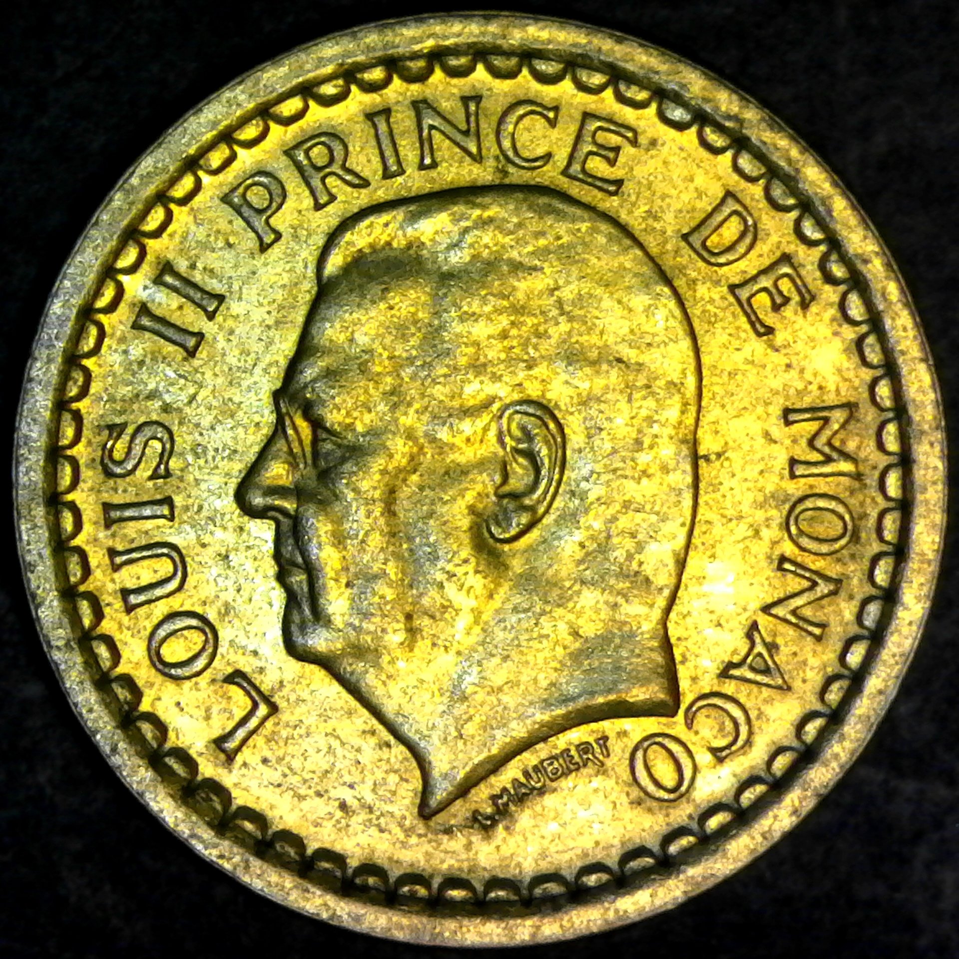 Monaco 1 Franc ND (1945) obv.jpg